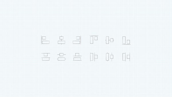 align and distribute symbol wallpaper graph paper theme