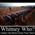 Whitney Houston gets more attention than US troops in Iraq
